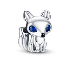 Silver Color Heart Shaped Charms Beads