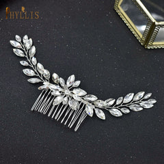 Alloy Leaves Golden Bridal Comb Wedding Hair Accessories