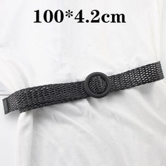 Belts For Women Vintage Boho Braided Waist Belt Black Coffee