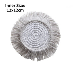 Macrame Cup Cushion Bohemia Style Non-slip Cup Mat