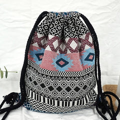 Fabric Backpack Female Gypsy Bohemian Boho Chic