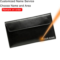 Slim Genuine Leather Women Wallet Female Long Clutch Coin Purses