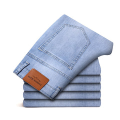 Men Stretch Skinny Jeans Fashion Casual Cotton Denim Slim Fit