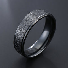 ZORCENS Stainless Steel Wedding Band Ring Roman Numerals