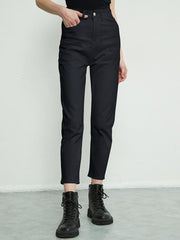 White Jeans For Women Casual Baggy Harem Boyfriend Jeans High Waist