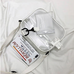 Casual PVC Transparent Clear Women Crossbody Bags Shoulder Bag