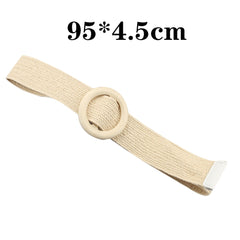 Belts For Women Vintage Boho Braided Waist Belt Black Coffee