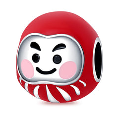 Silver Color Heart Shaped Charms Beads