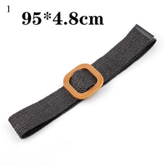 Belts For Women Vintage Boho Braided Waist Belt Black Coffee