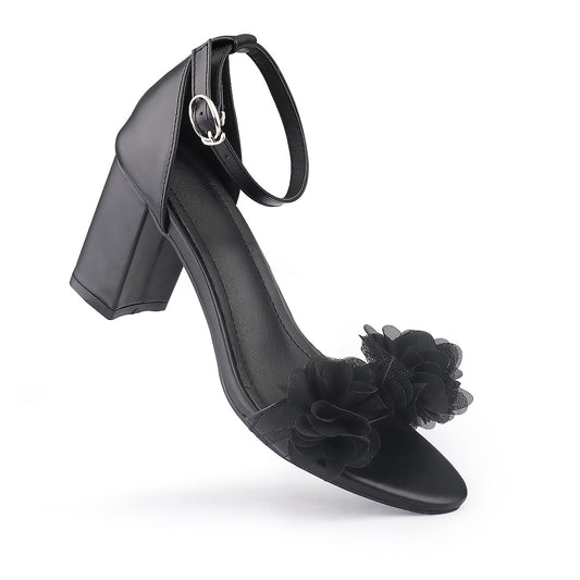 Heels White Wedding Shoes Bride Elegant Ankle Buckle Ladies Heeled Sandal