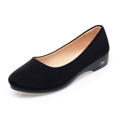 Women Flats Ballet Office Work Shoes FlatsOversize Boat