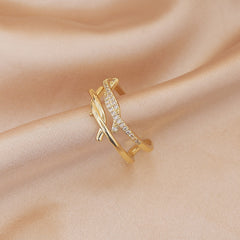 Pearl Zircon Rings for Woman 2021 Vintage Sexy Open Ring