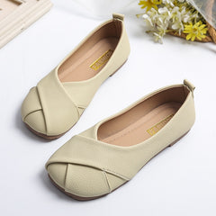 Round Toe Shoes On Heels Casual Female Sneakers