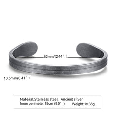 Thin Bracelet,Stainless Steel Cuff Bangle Bracelet