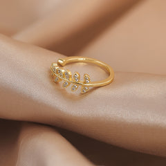 Pearl Zircon Rings for Woman 2021 Vintage Sexy Open Ring