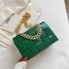 Women Pattern Crossbody Bags Lady Chain Shoulder Bag