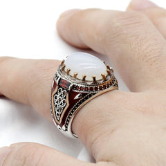 Classic Fashion Rings for Men Silver Color Knight Ring Jewelry