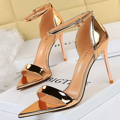 Shoes Super High Heels Suede Women Heels Open Toe Woman Pumps