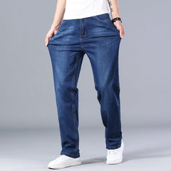 stretch men straight loose loose summer thin jeans spring classic