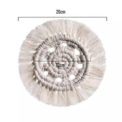 Macrame Cup Cushion Bohemia Style Non-slip Cup Mat