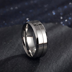 Biker Punk Style Rings for Men Width Signet Square Finger Fashion