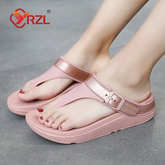 Flip Flops Women Platform Sandals Soft Sole Wedge Slippers Outdoor