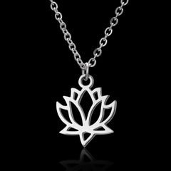 Stainless Steel Necklace For Men Long Chain Small Lightning Pendant