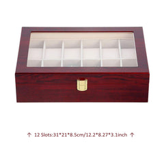 Watches Organizer Box 2 3 5 6 10 12 Grids Watch Organizers Wooden Watch Box
