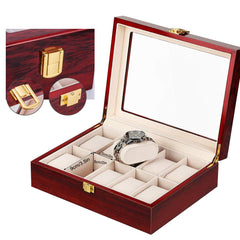 Watches Organizer Box 2 3 5 6 10 12 Grids Watch Organizers Wooden Watch Box