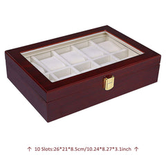 Watches Organizer Box 2 3 5 6 10 12 Grids Watch Organizers Wooden Watch Box