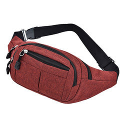 Men Waist Bag Pack Men Wallet Purse Casual Large Phone Belt Bag