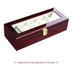 Watches Organizer Box 2 3 5 6 10 12 Grids Watch Organizers Wooden Watch Box