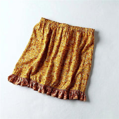 Boho  Hippie Women Floral Printed Bohemian Short Skirt