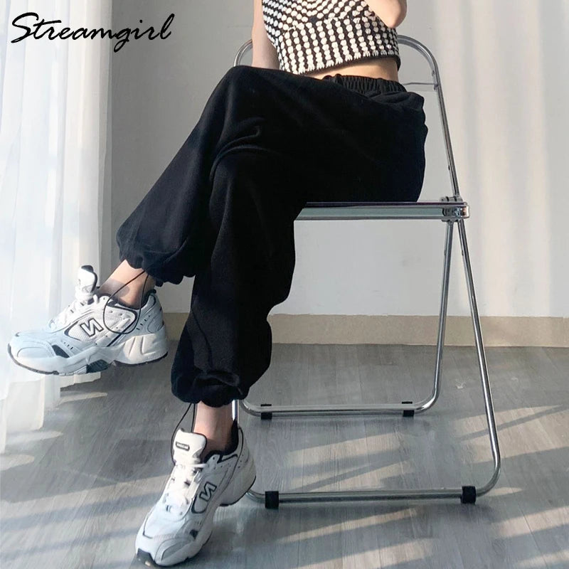 Sweatpants Women Summer Oversize Women Pants High Waist