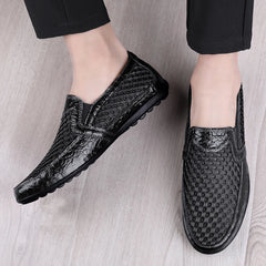 Summer Men's Casual Shoes Breathable Mesh Shoes Fashion Loafers