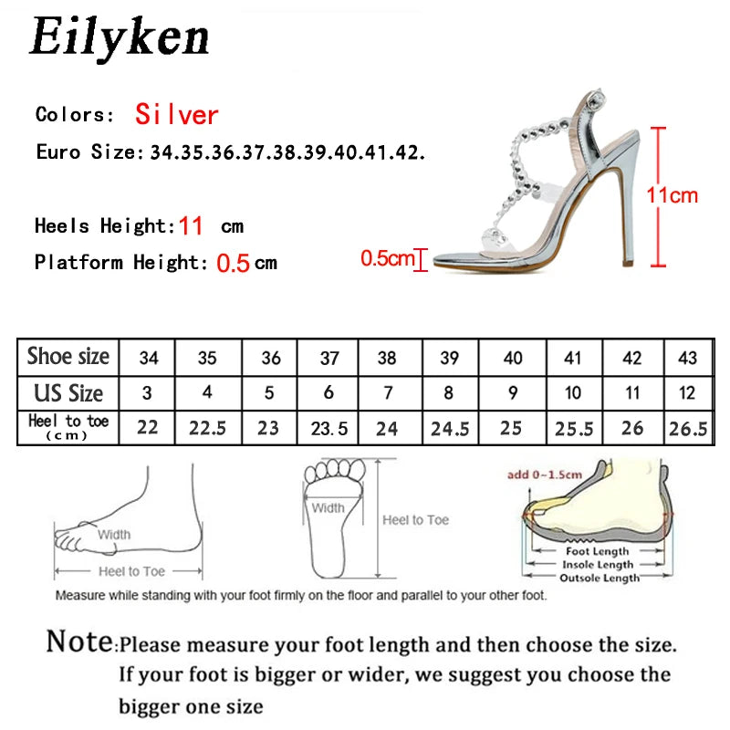 Wedding Party Women Sandals Fashion PVC Transparent Shoes