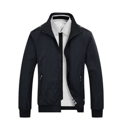 Men's Bomber Jackets Sportswear Slim Stand Collar Coats