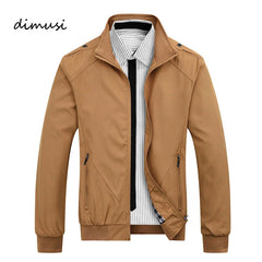 Men's Bomber Jackets Sportswear Slim Stand Collar Coats