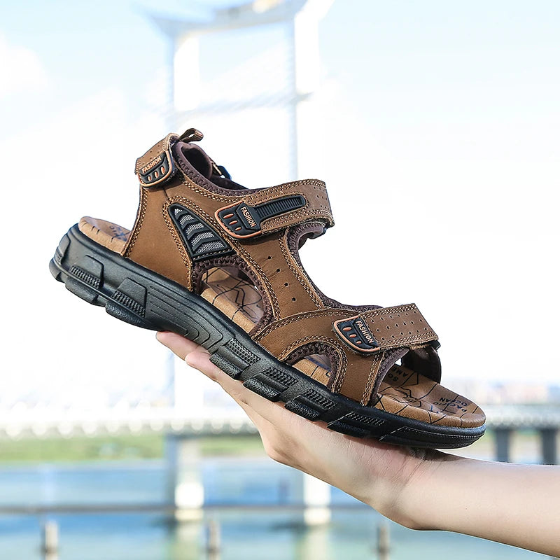 Brand Classic Summer Genuine Leather Sandals