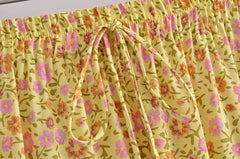 Boho Hippie Women Floral Print Bohemian Skirt