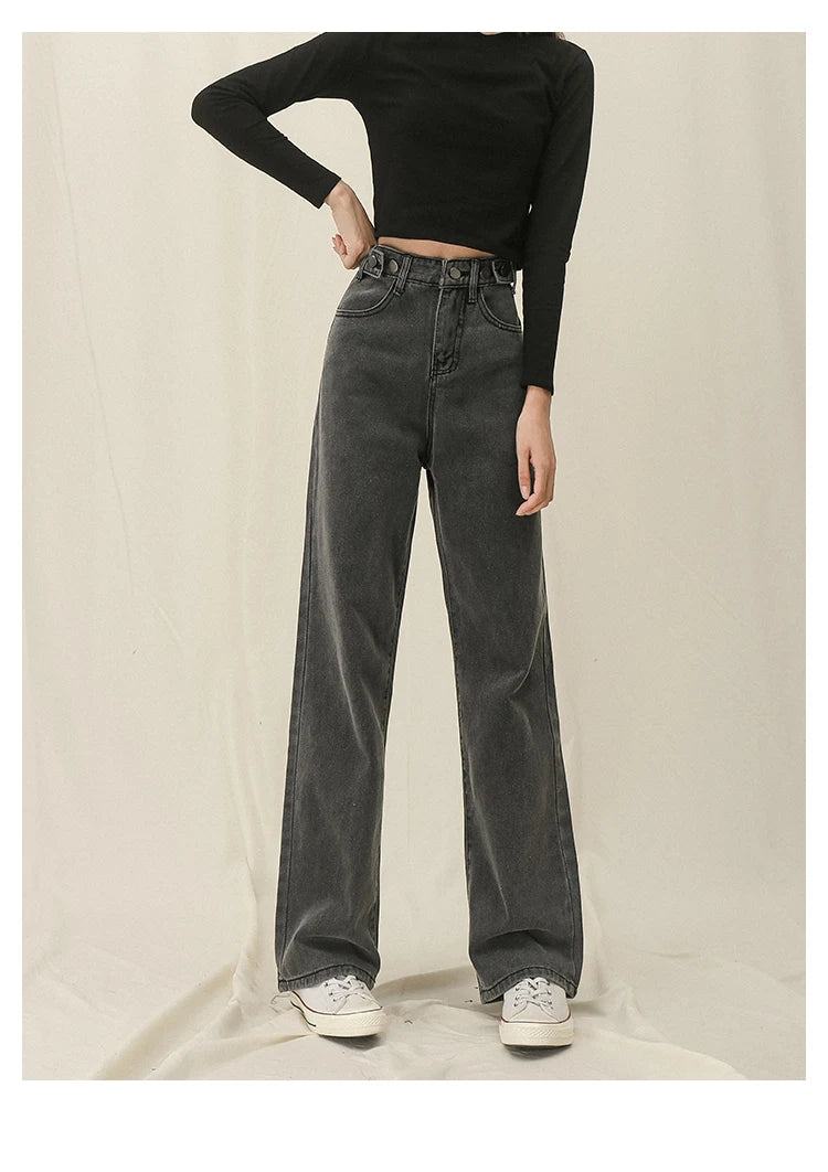 High Waisted Jeans For Women Denim Joggers Pants