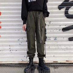 Women Cargo Pants Hip Hop Baggy Harem Pants Fashion