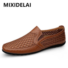 Summer Men's Casual Shoes Breathable Mesh Shoes Fashion Loafers