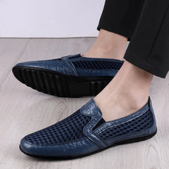 Summer Men's Casual Shoes Breathable Mesh Shoes Fashion Loafers