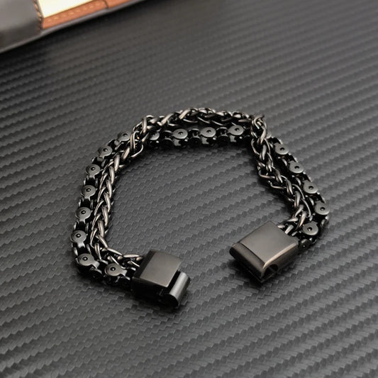 Stainless Steel Link Chain Bracelet Fashion Simple Men Jewelry Fashion
