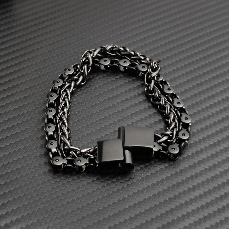 Stainless Steel Link Chain Bracelet Fashion Simple Men Jewelry Fashion