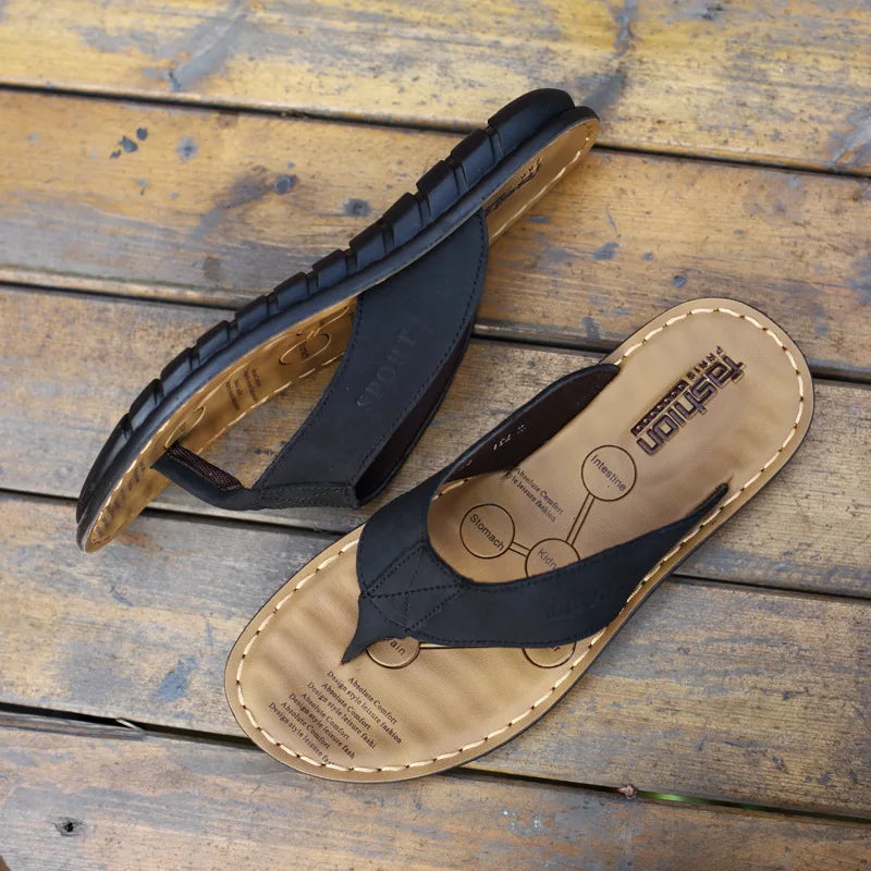 Summer Shoes Men Slippers Flat Mens Sandals