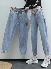 Harem Pants Vintage High Waist Jeans Ankle Length