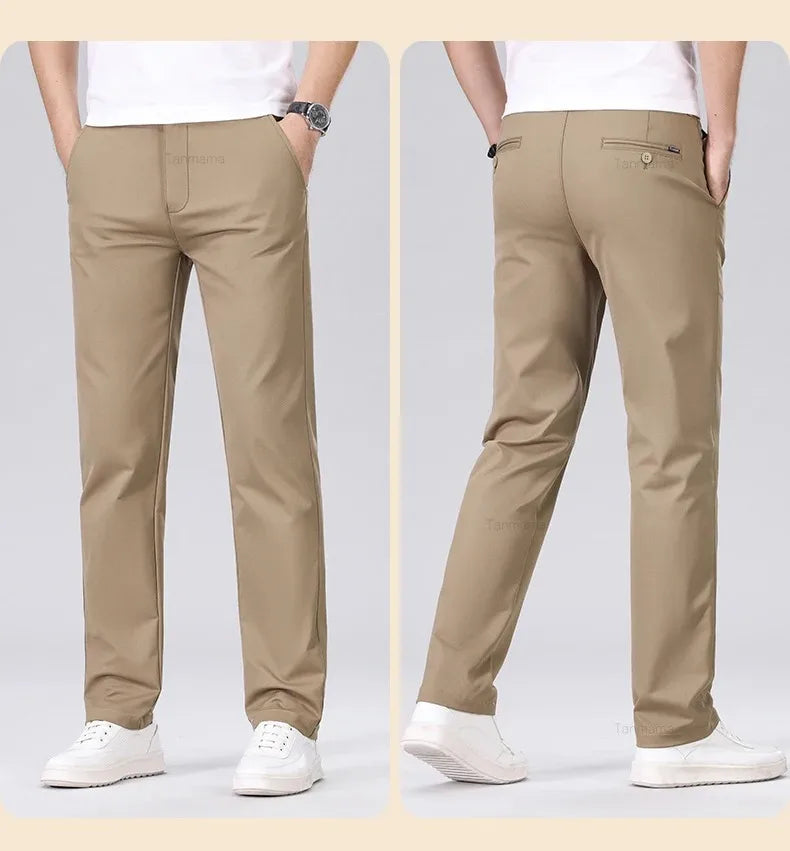 Classic Style Men's Fashion Casual Pants Fashion Solid Color