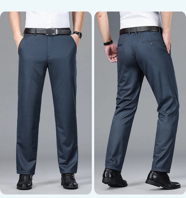 Casual Pants Classic Loose Straight Business Suit Trousers